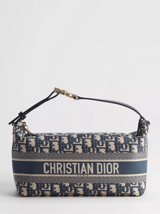 Dior Handbags - Christian Dior Blue DiorTravel Nomad Pouch Bag